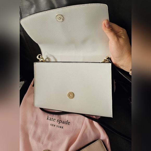 Kate Spade Madison Colorblock Convertible Crossbody Clutch Wallet & Dustbag EUC - Picture 8 of 15
